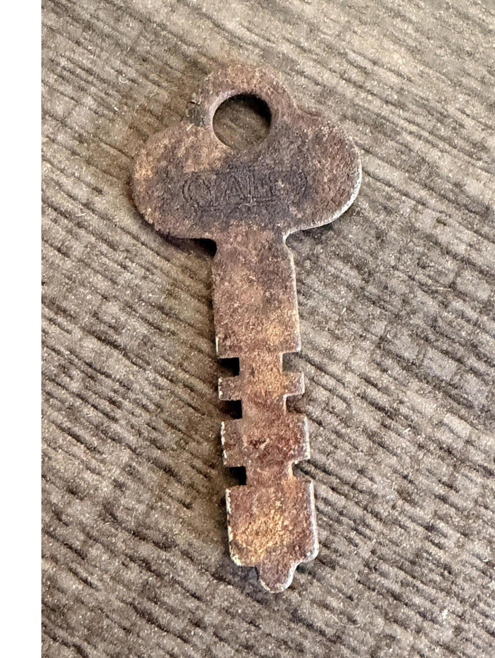 Vintage Collectible Key Blank for Display or Collection Antique Decor
